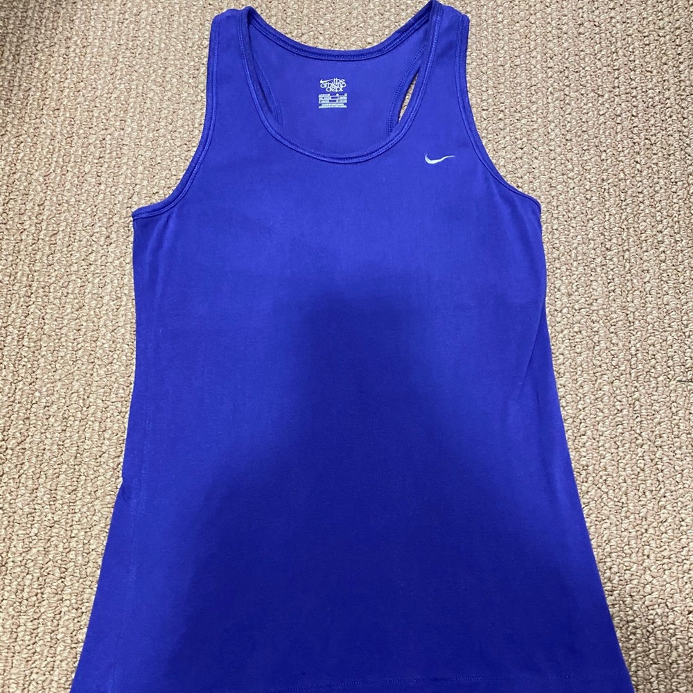 Blue Vintage Nike Tank Top Size Large